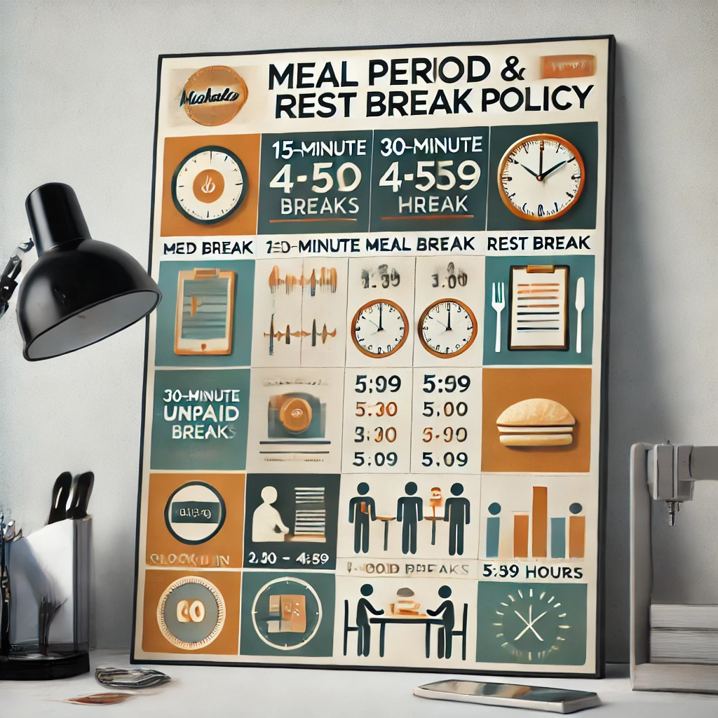 Michaels' Meal Period and Rest Break Policy