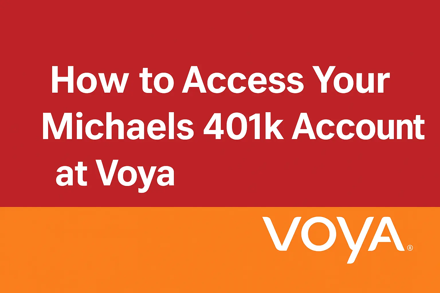 michaels 401k voya