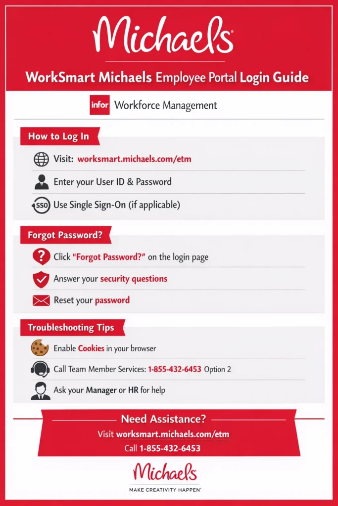 worksmart michaels login etm